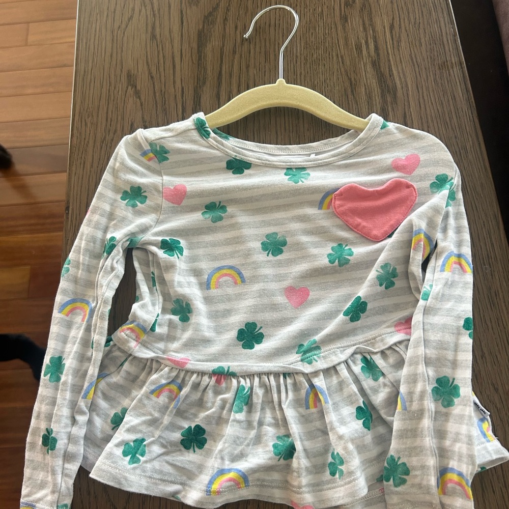 Little Sleepies ST Patrick’s Day Peplum top